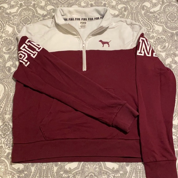 1/4 Zip - Pink - Picture 2 of 2